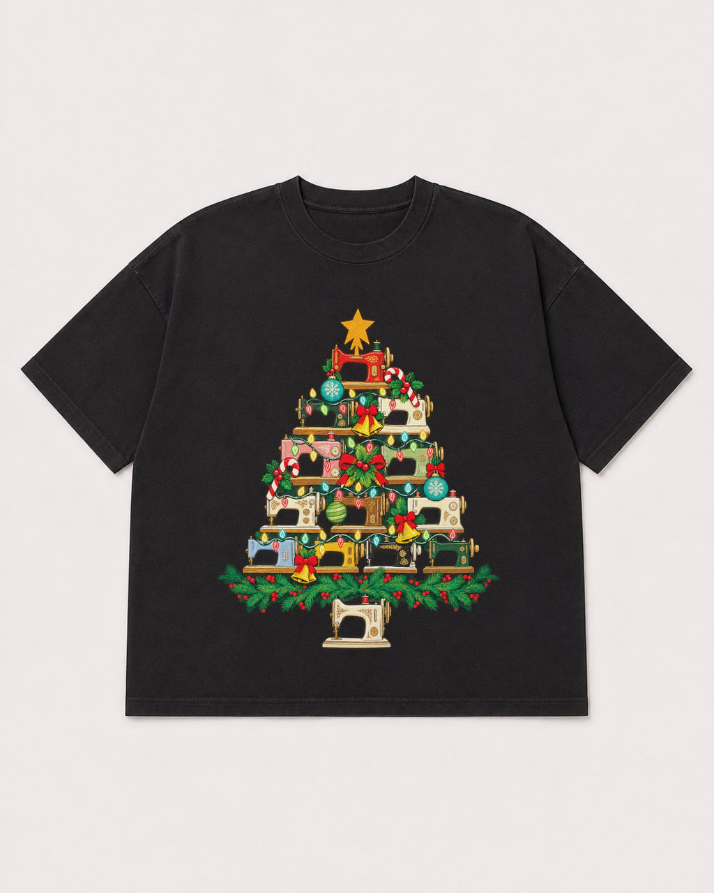 Mockup Boxy Heavyweight Tee Black product