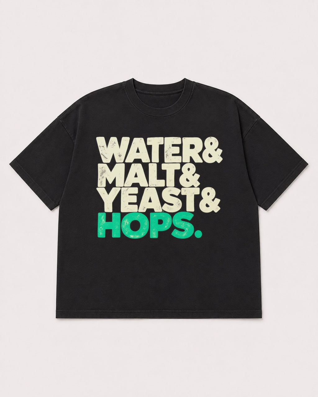 Mockup Boxy Heavyweight Tee Black product