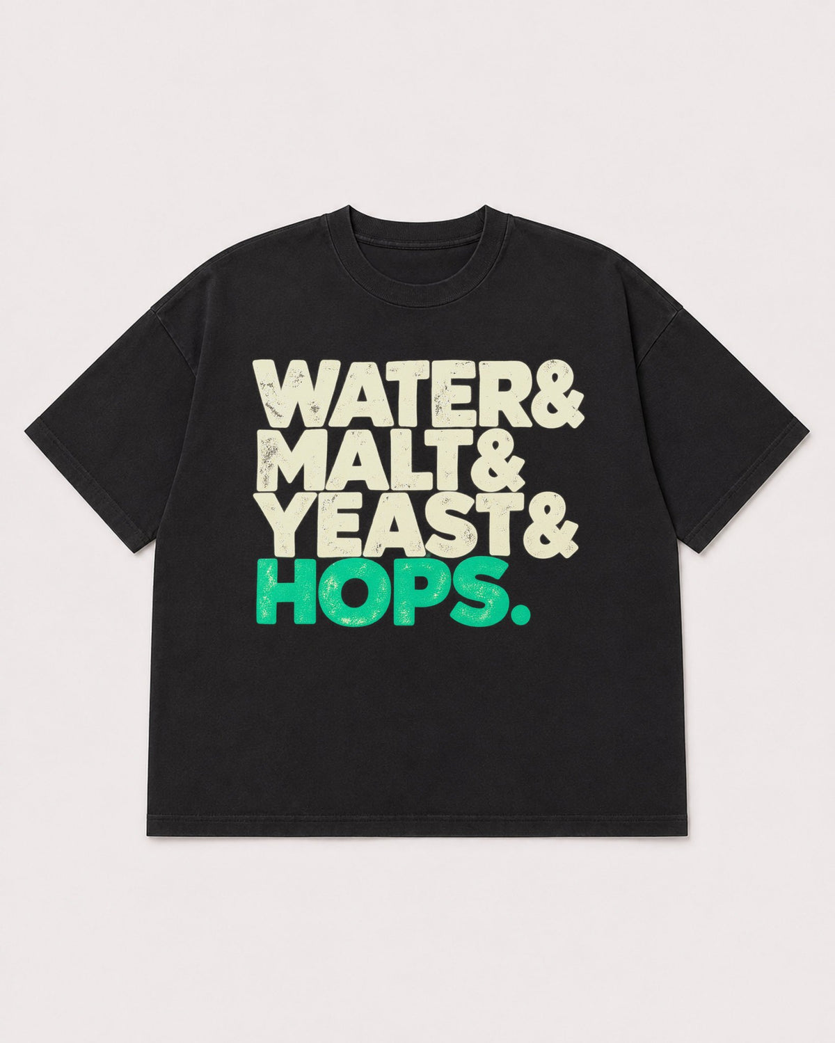 Mockup Boxy Heavyweight Tee Black product