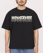 Mockup Boxy Heavyweight Tee Black male close-up 02