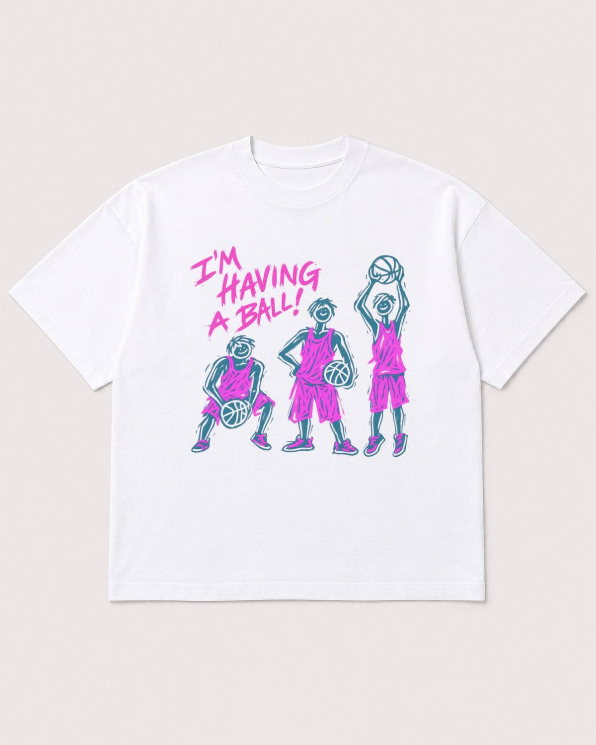 Mockup Boxy Heavyweight Tee White product