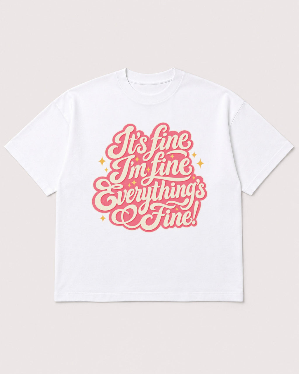 Mockup Boxy Heavyweight Tee White product