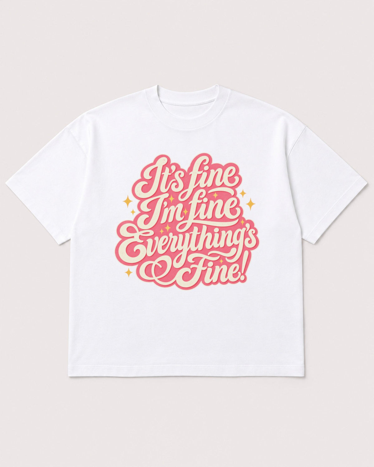 Mockup Boxy Heavyweight Tee White product