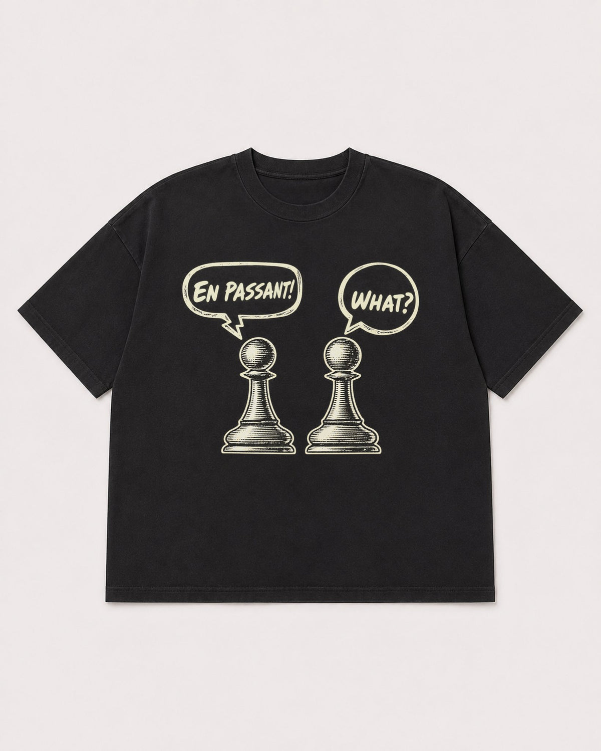 Mockup Boxy Heavyweight Tee Black product