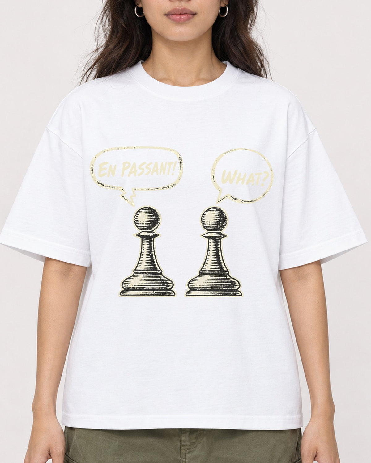 Mockup Boxy Heavyweight Tee White female close-up 02