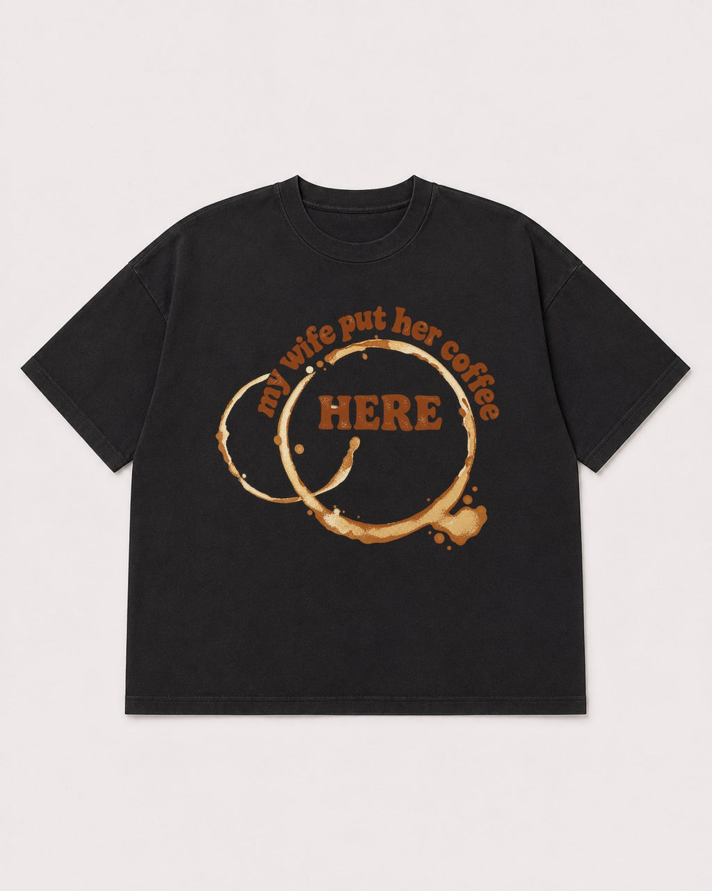 Mockup Boxy Heavyweight Tee Black product