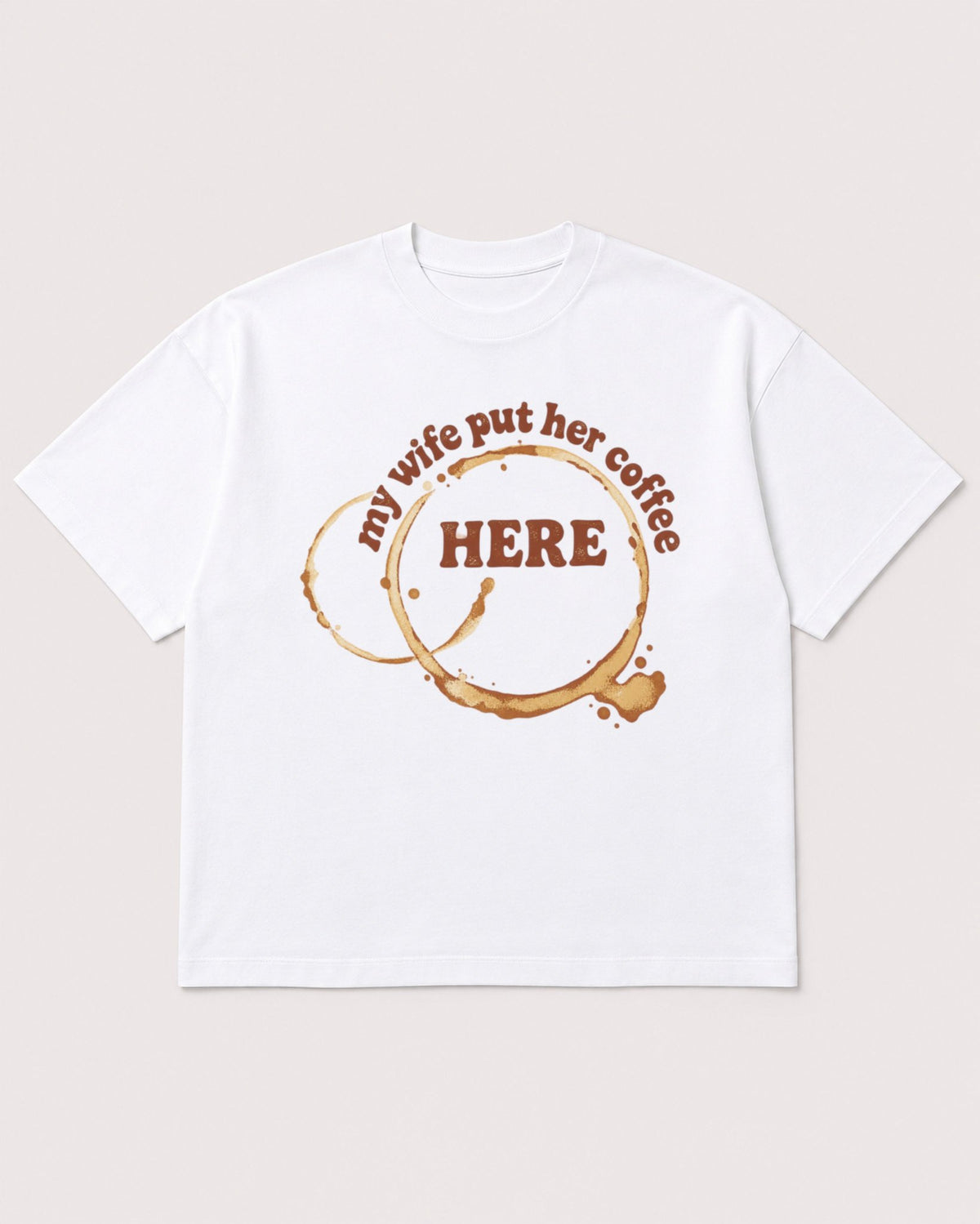 Mockup Boxy Heavyweight Tee White product