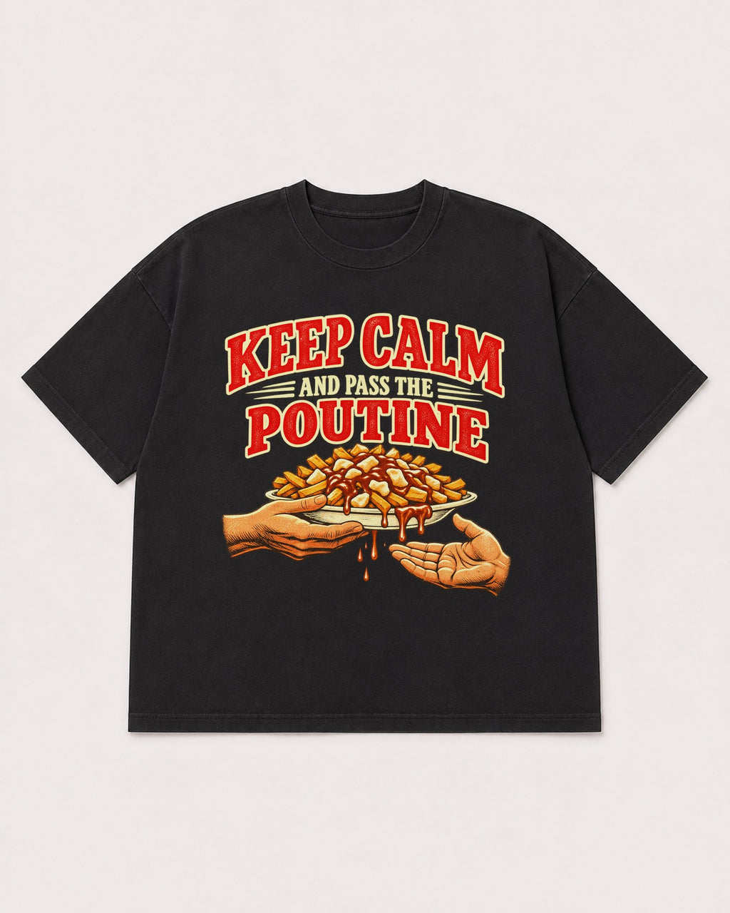 Mockup Boxy Heavyweight Tee Black product