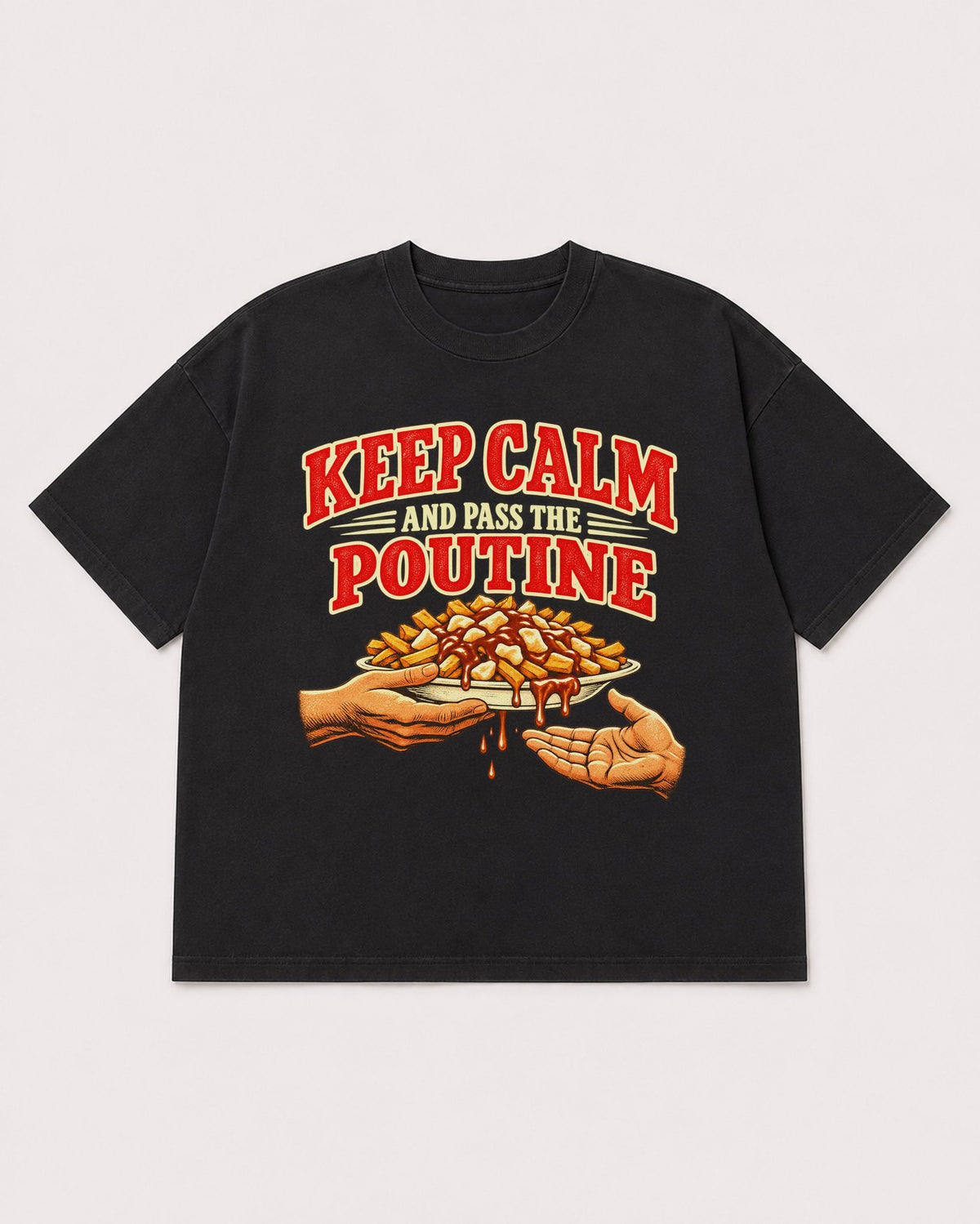 Mockup Boxy Heavyweight Tee Black product