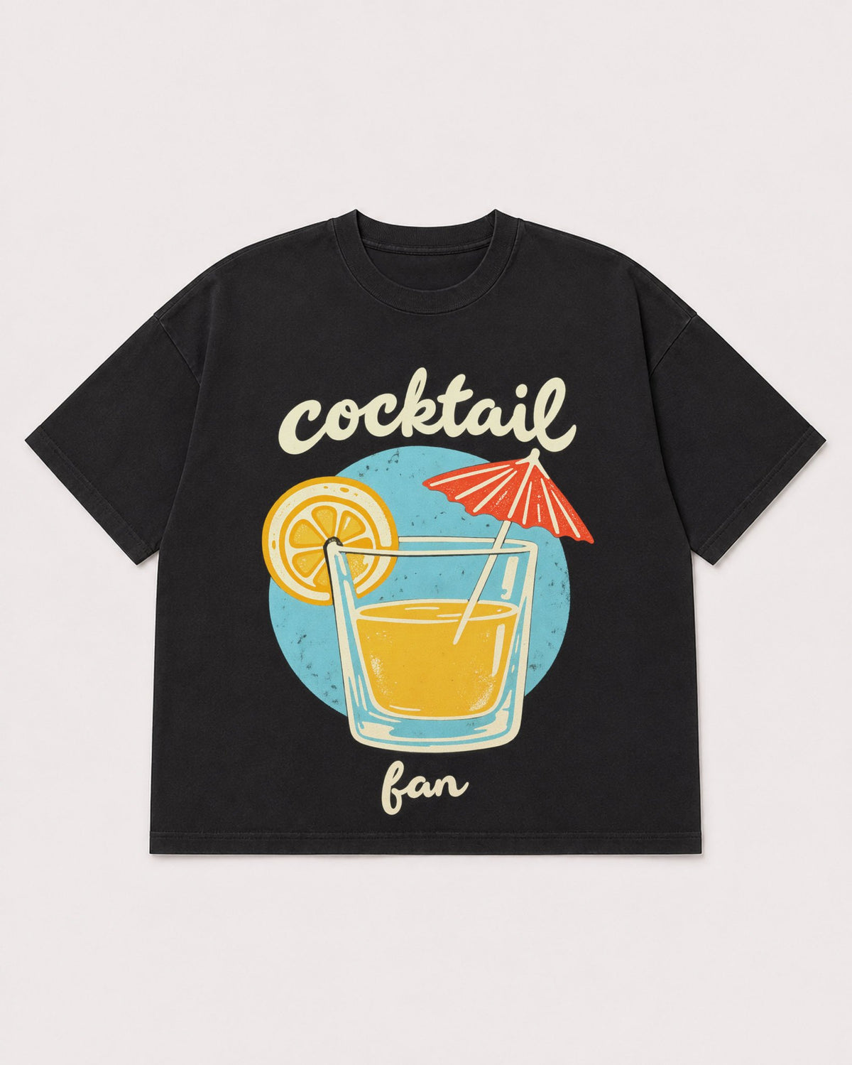 Mockup Boxy Heavyweight Tee Black product