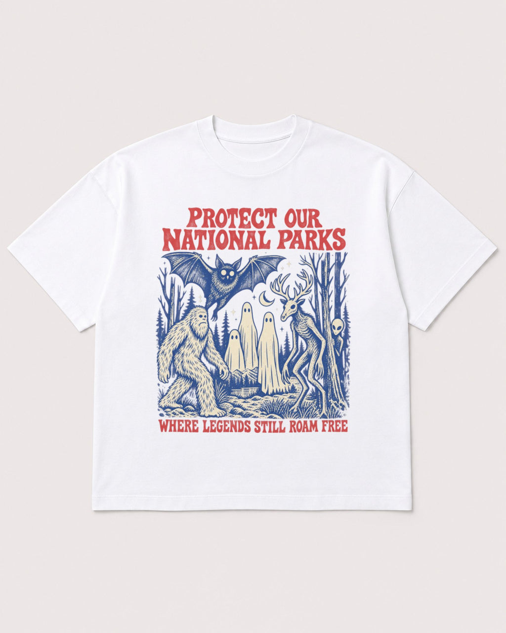 Mockup Boxy Heavyweight Tee White product