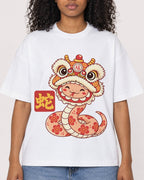 Mockup Boxy Heavyweight Tee White female close-up 05
