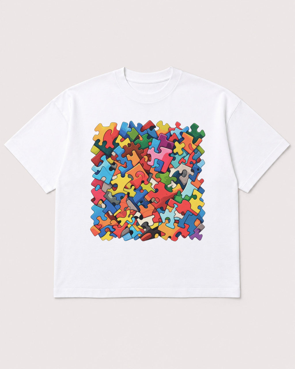 Mockup Boxy Heavyweight Tee White product