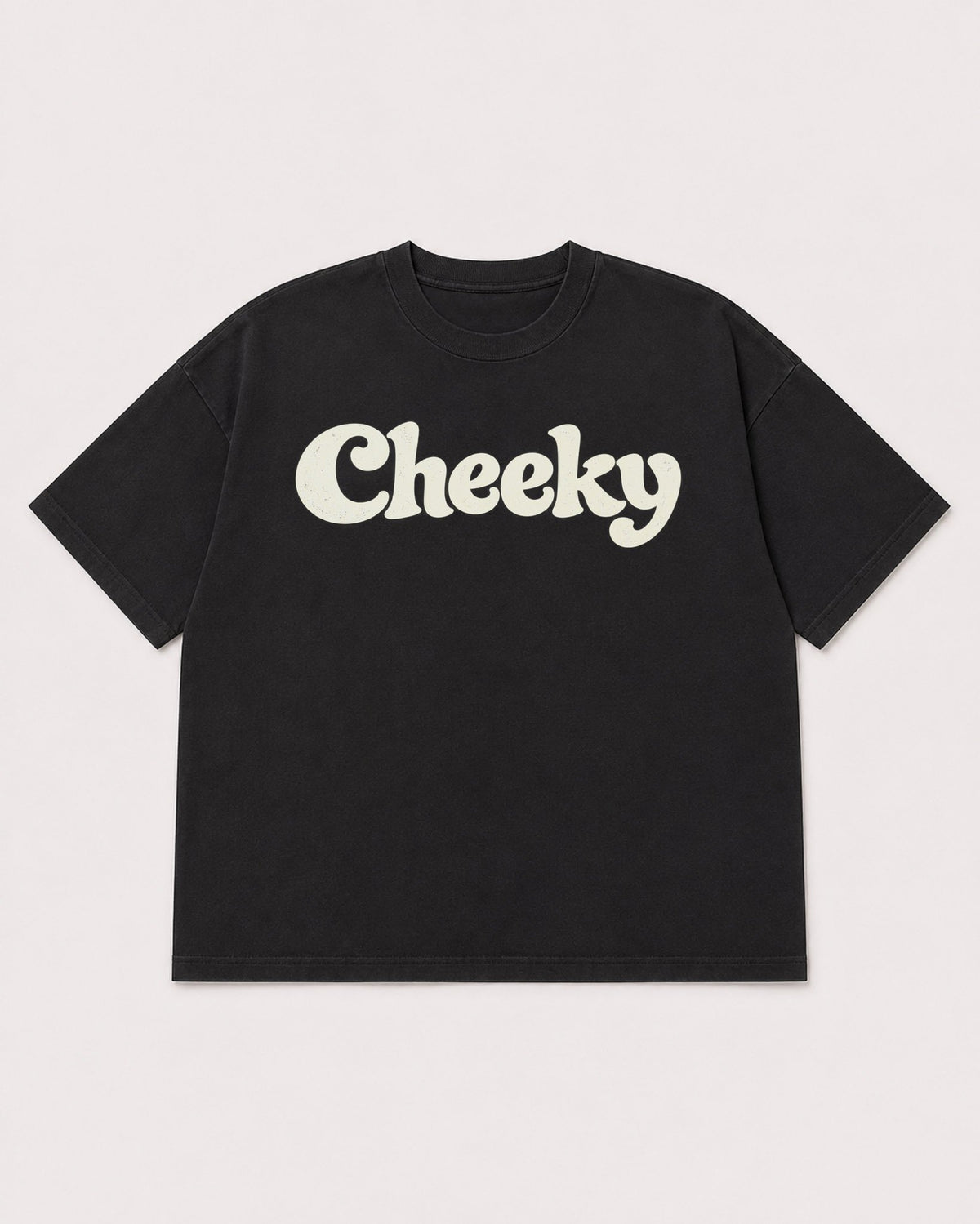 Mockup Boxy Heavyweight Tee Black product