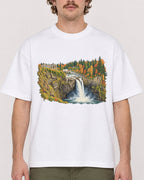 Mockup Boxy Heavyweight Tee White male close-up 09
