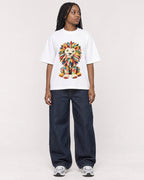 Mockup Boxy Heavyweight Tee White female full-body 04