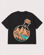 Mockup Boxy Heavyweight Tee Black product