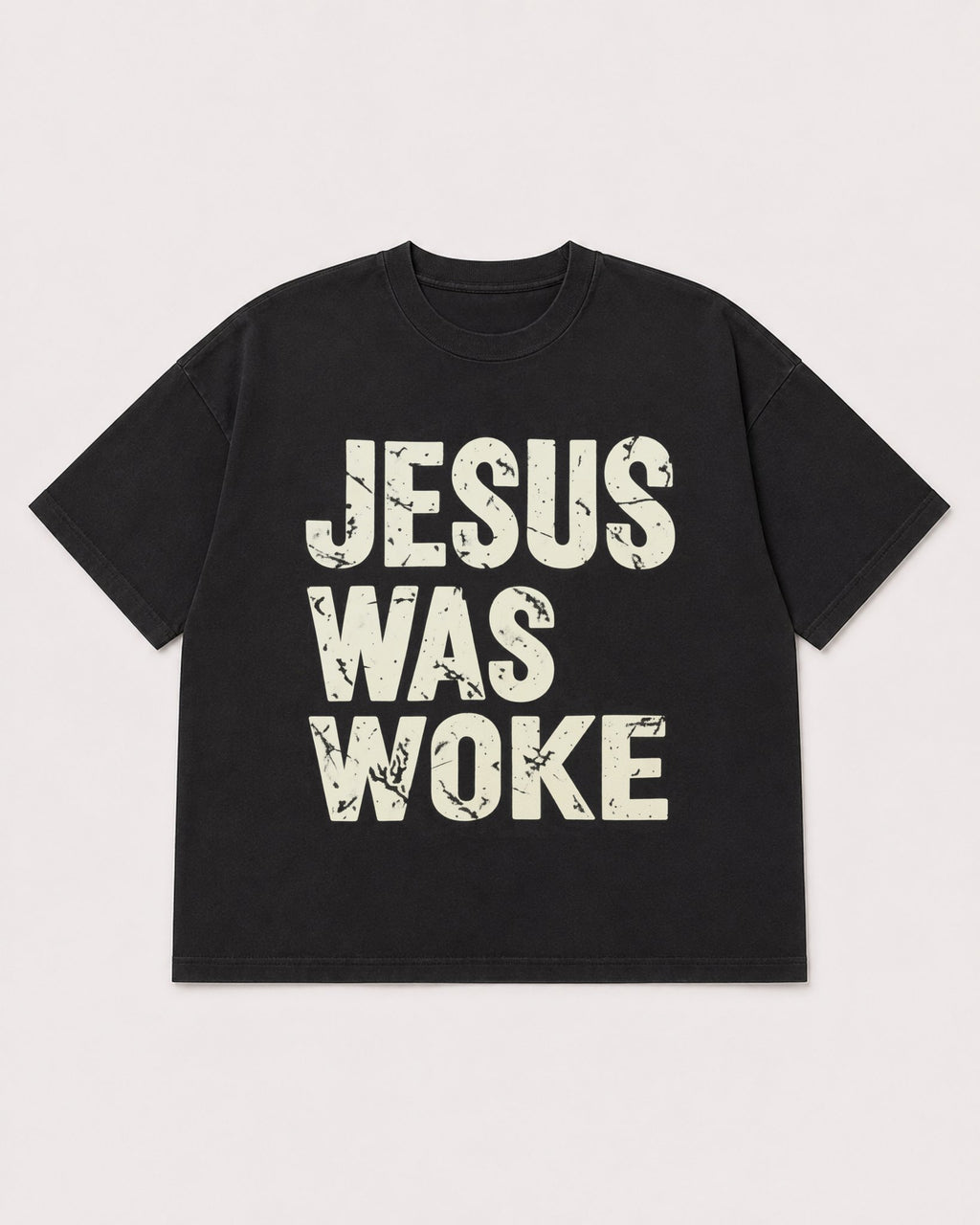 Mockup Boxy Heavyweight Tee Black product