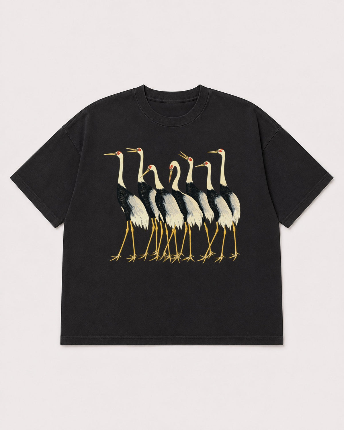 Mockup Boxy Heavyweight Tee Black product