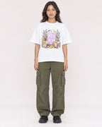 Mockup Boxy Heavyweight Tee White female full-body 02
