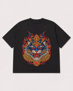 Mockup Boxy Heavyweight Tee Black product