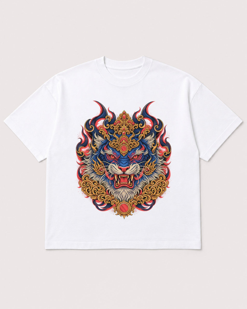 Mockup Boxy Heavyweight Tee White product