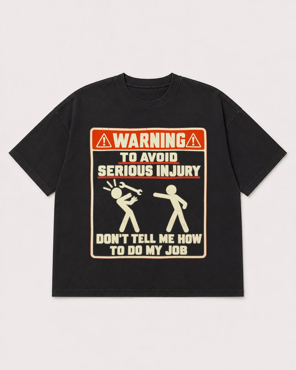 Mockup Boxy Heavyweight Tee Black product