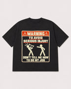 Mockup Boxy Heavyweight Tee Black product