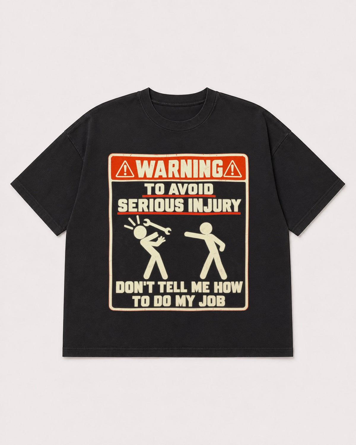 Mockup Boxy Heavyweight Tee Black product