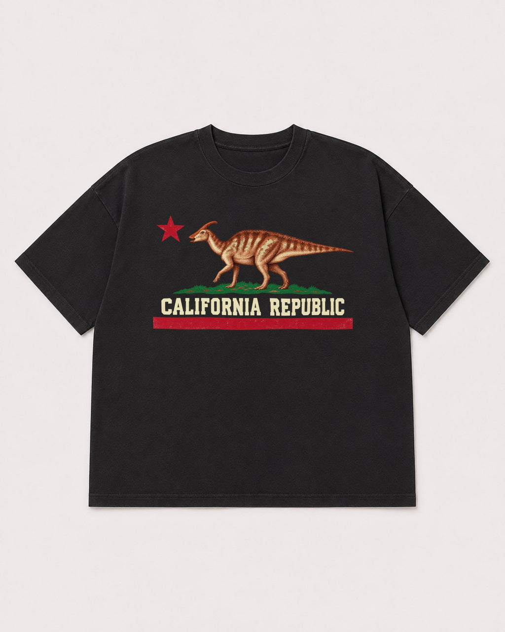 Mockup Boxy Heavyweight Tee Black product
