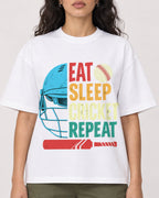Mockup Boxy Heavyweight Tee White female close-up 07
