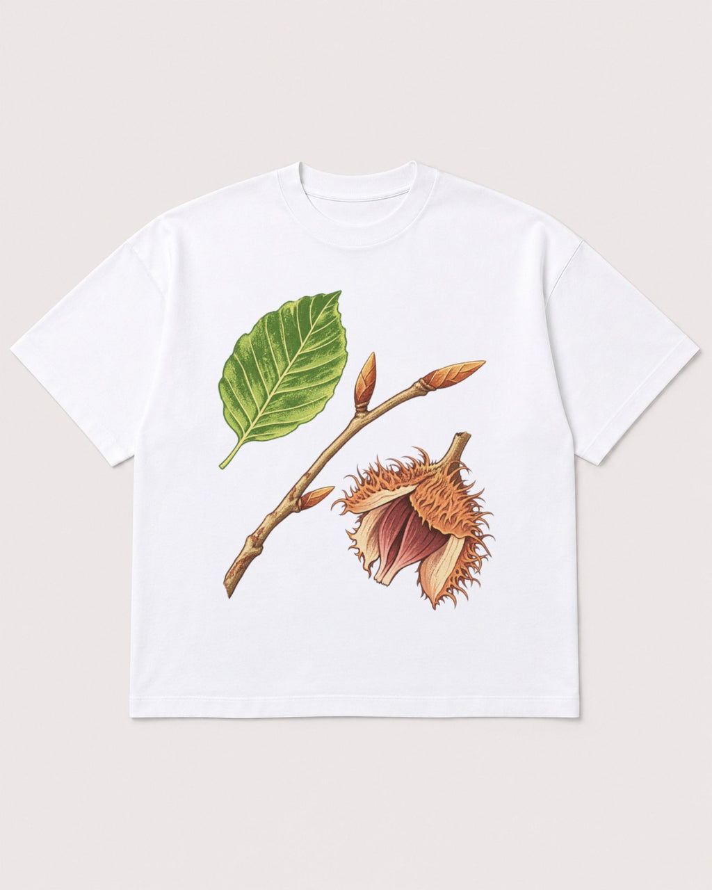 Mockup Boxy Heavyweight Tee White product