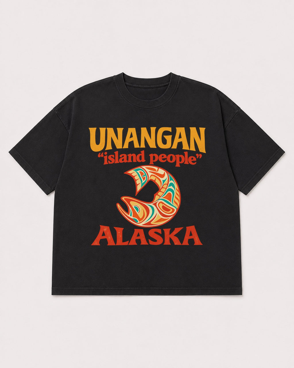 Mockup Boxy Heavyweight Tee Black product