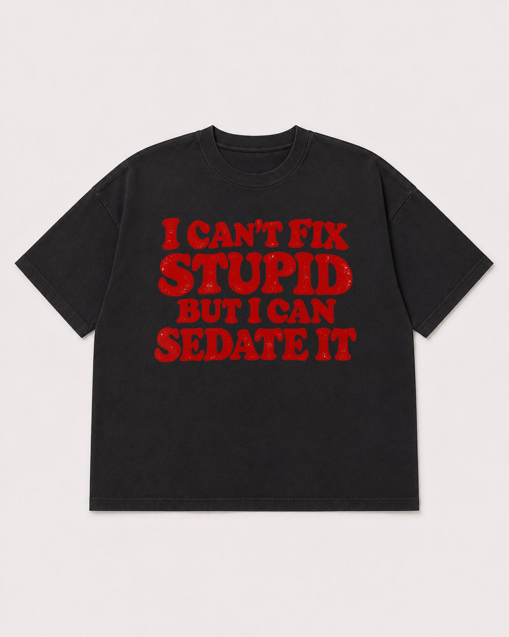 Mockup Boxy Heavyweight Tee Black product