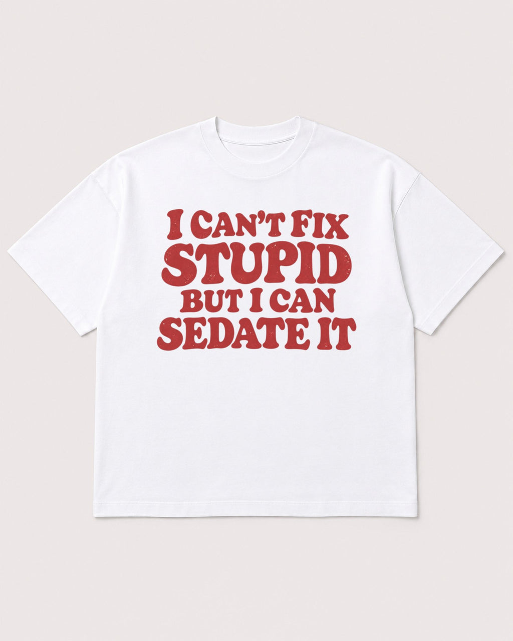 Mockup Boxy Heavyweight Tee White product