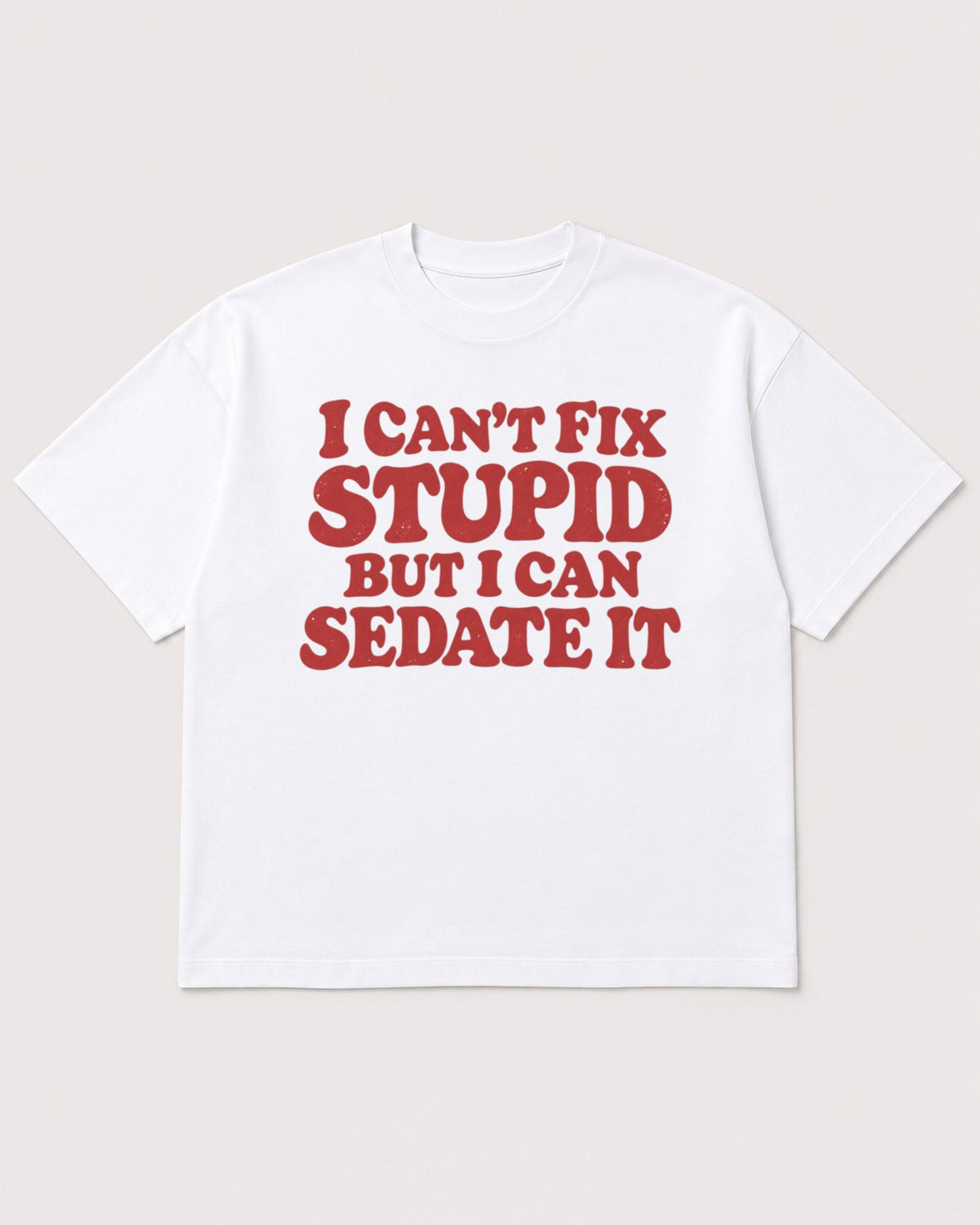 Mockup Boxy Heavyweight Tee White product