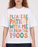 Mockup Boxy Heavyweight Tee White female close-up 09