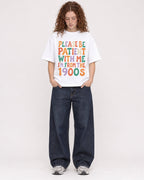 Mockup Boxy Heavyweight Tee White female full-body 09