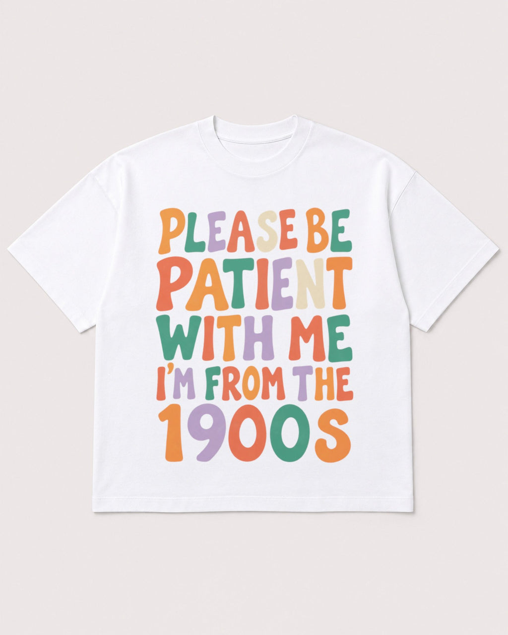 Mockup Boxy Heavyweight Tee White product
