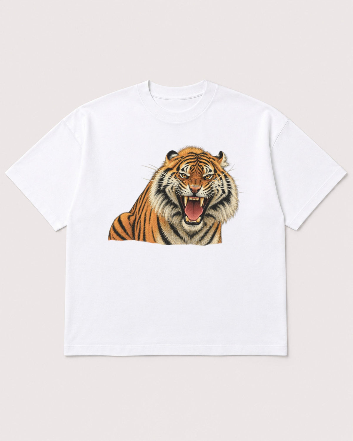 Mockup Boxy Heavyweight Tee White product