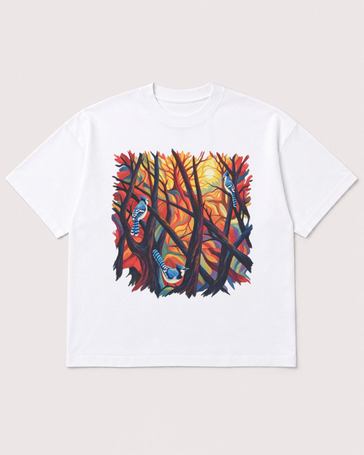 Mockup Boxy Heavyweight Tee White product