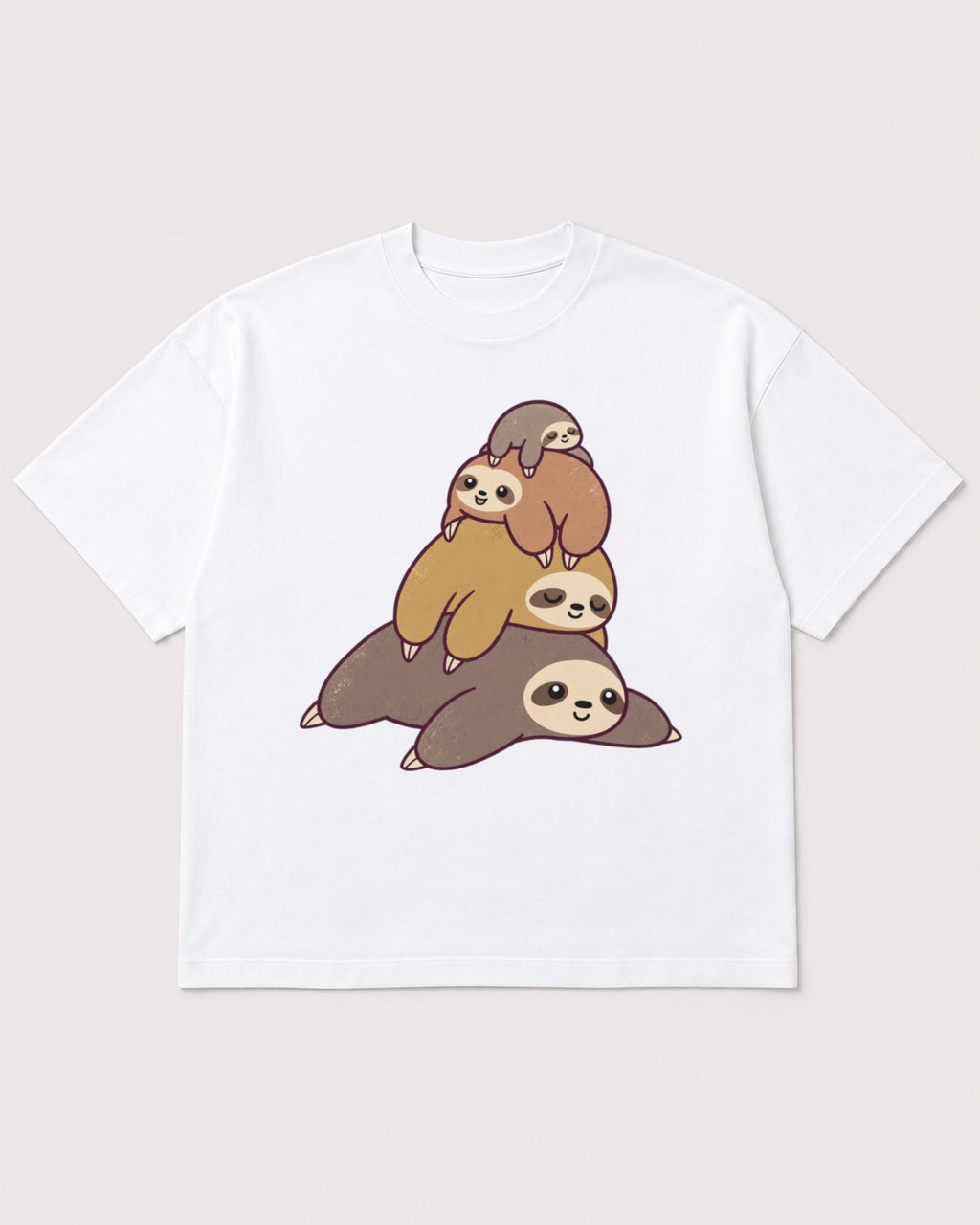 Mockup Boxy Heavyweight Tee White product