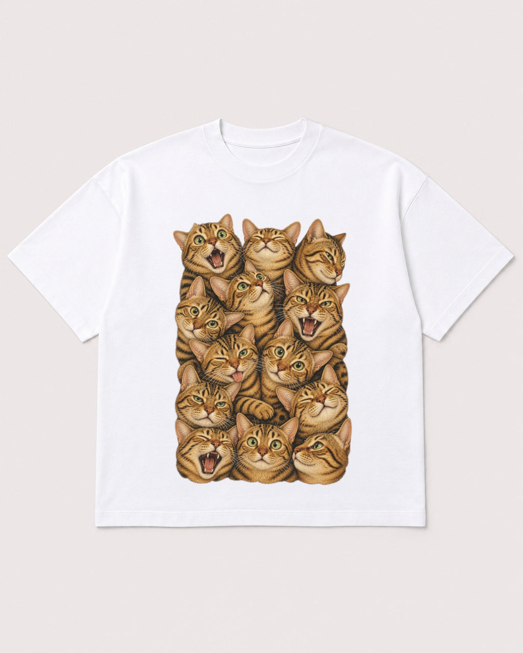 Mockup Boxy Heavyweight Tee White product