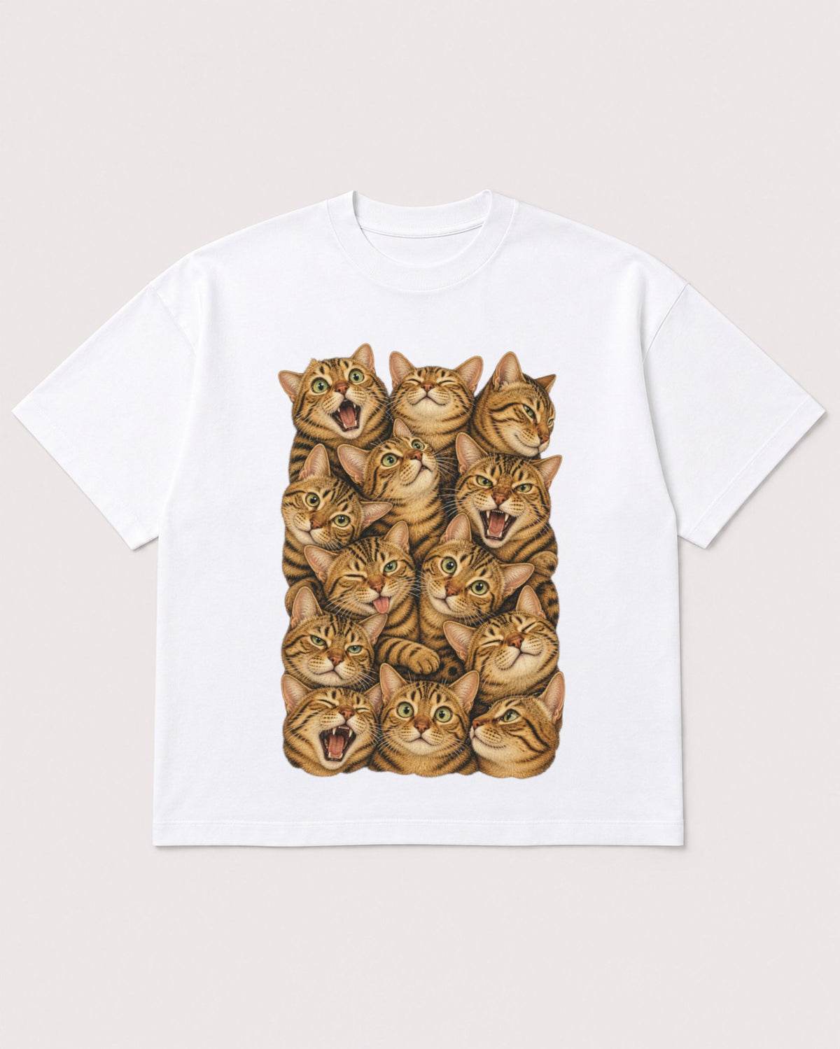 Mockup Boxy Heavyweight Tee White product