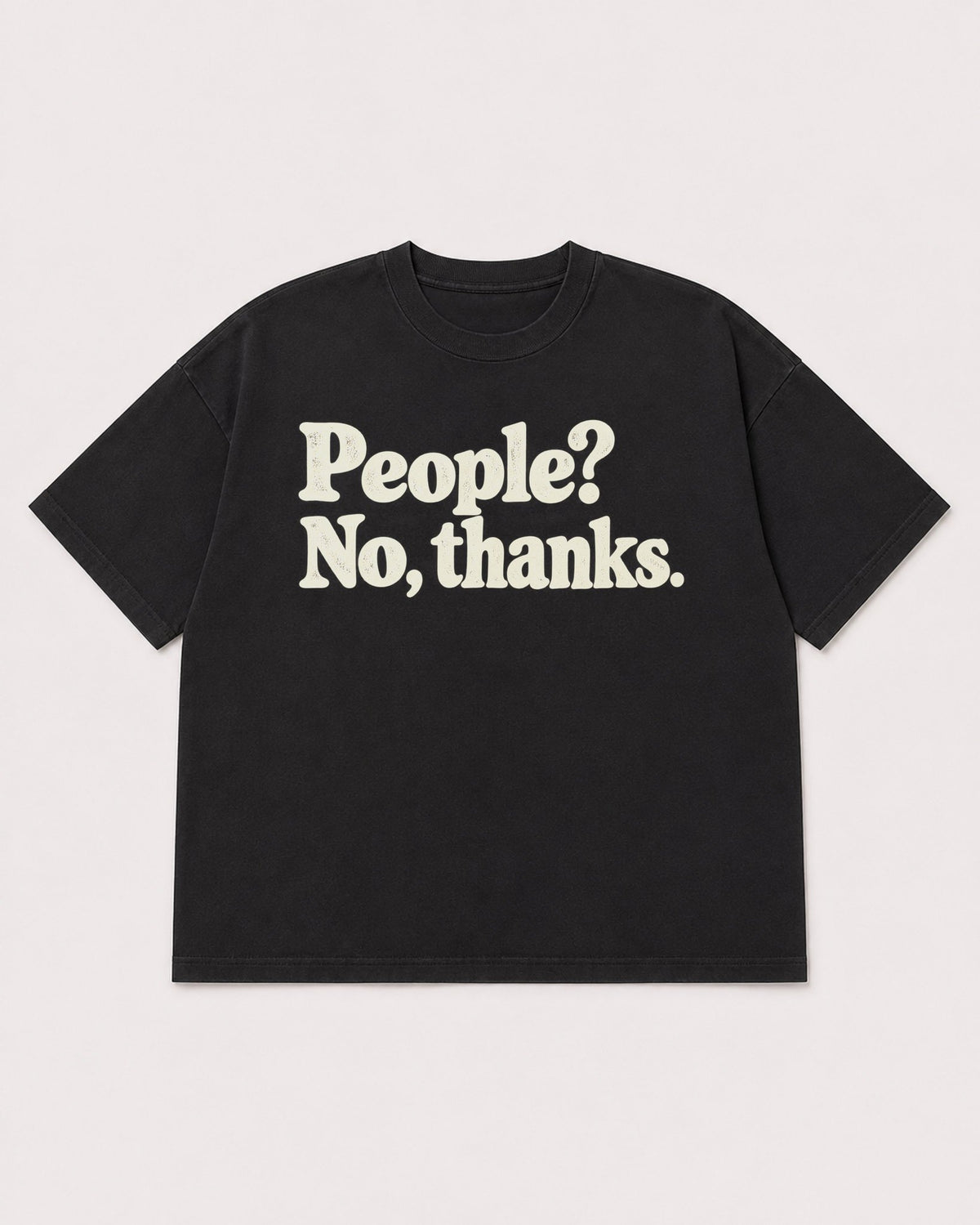 Mockup Boxy Heavyweight Tee Black product