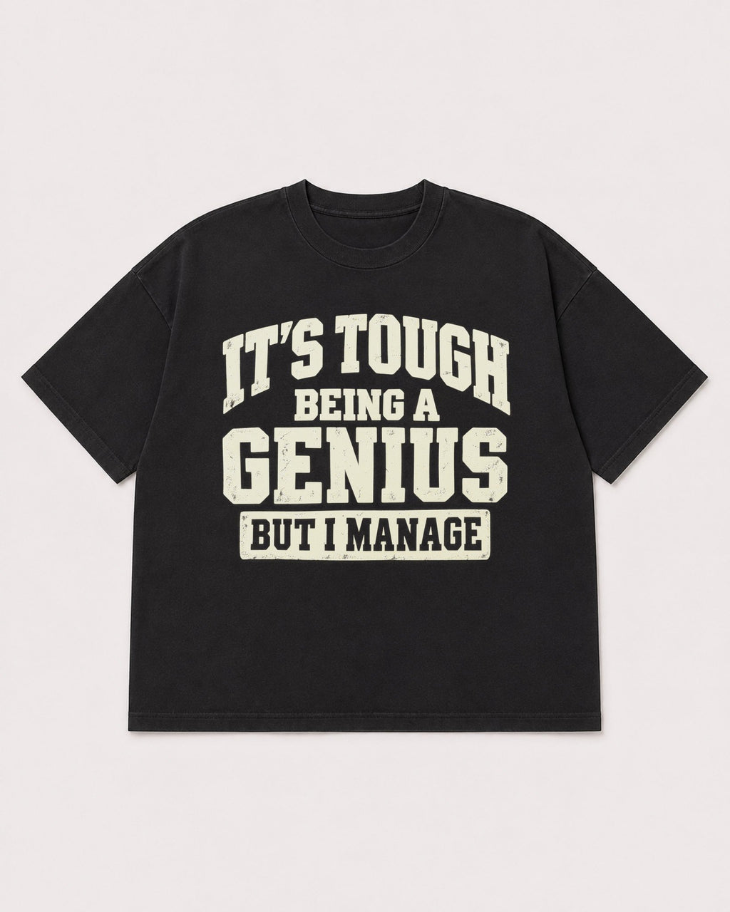Mockup Boxy Heavyweight Tee Black product