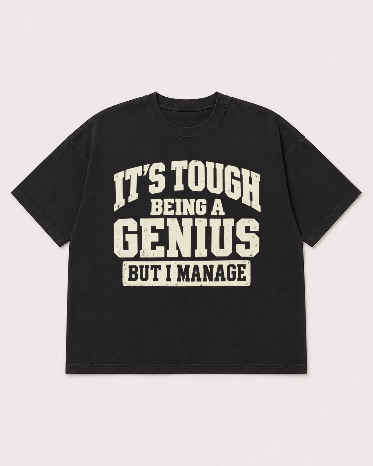 Mockup Boxy Heavyweight Tee Black product
