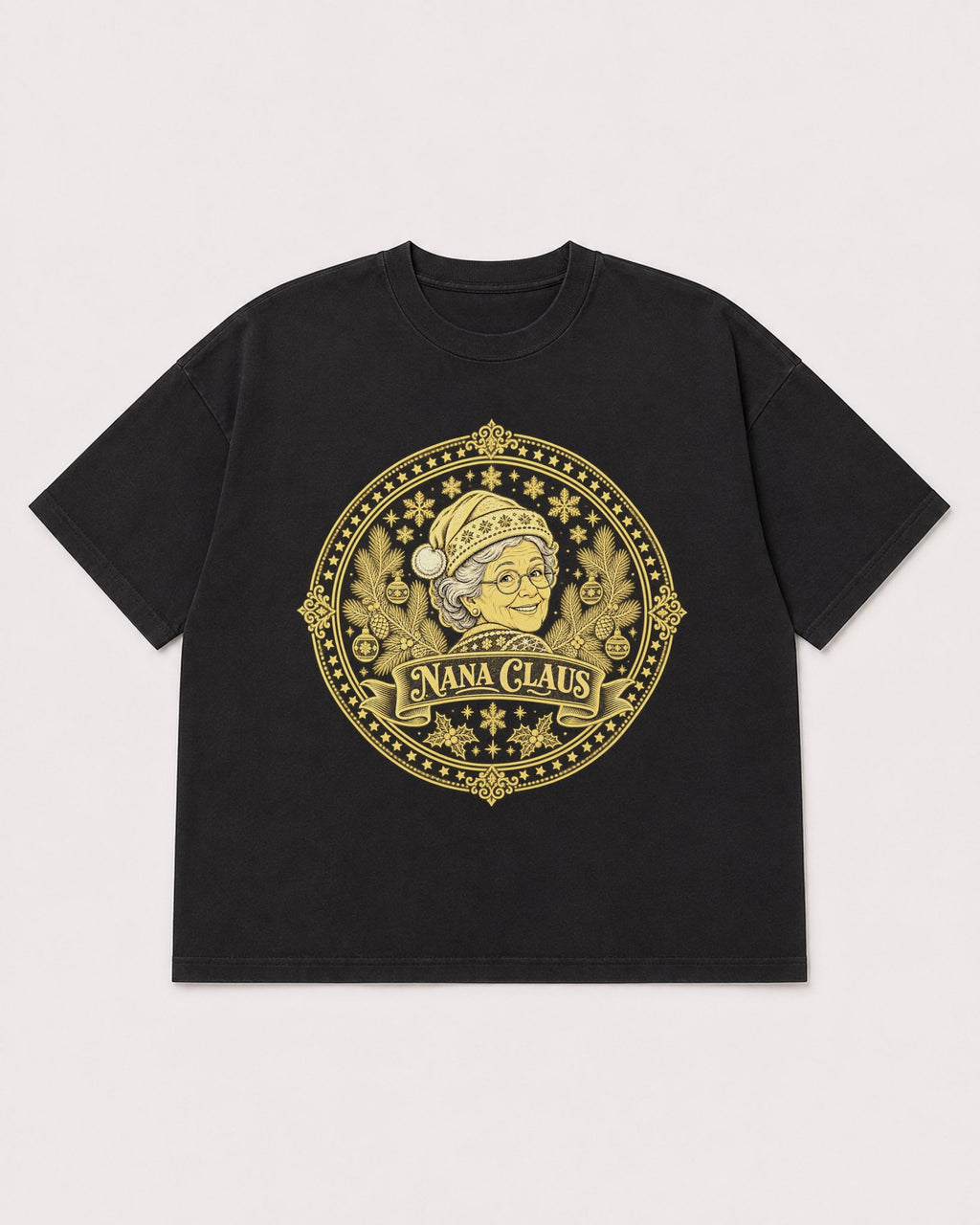 Mockup Boxy Heavyweight Tee Black product