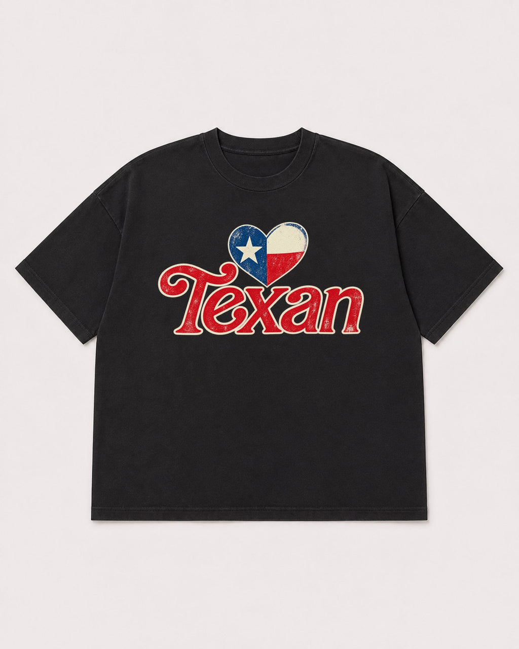 Mockup Boxy Heavyweight Tee Black product