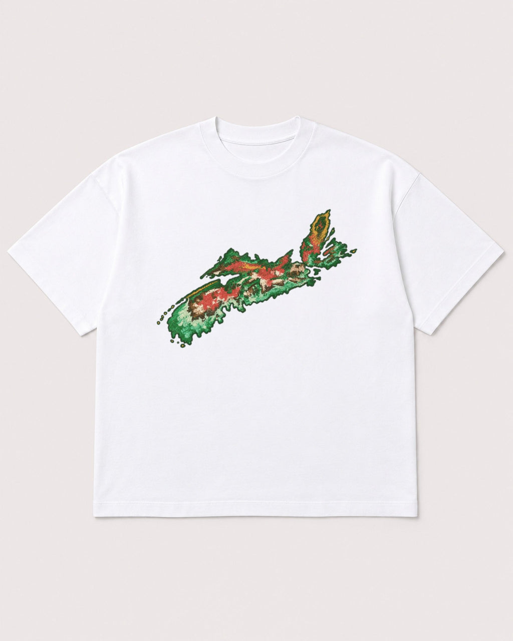 Mockup Boxy Heavyweight Tee White product
